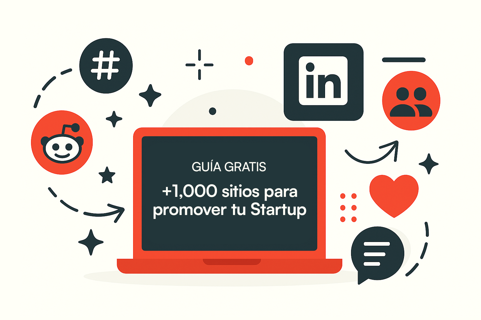 1000 sitios para promover tu Startup Tech b2b marketing SaaS tecnología marketing lead generation